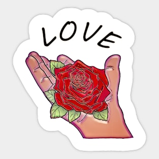 Rose love marriage engagement birthday Sticker